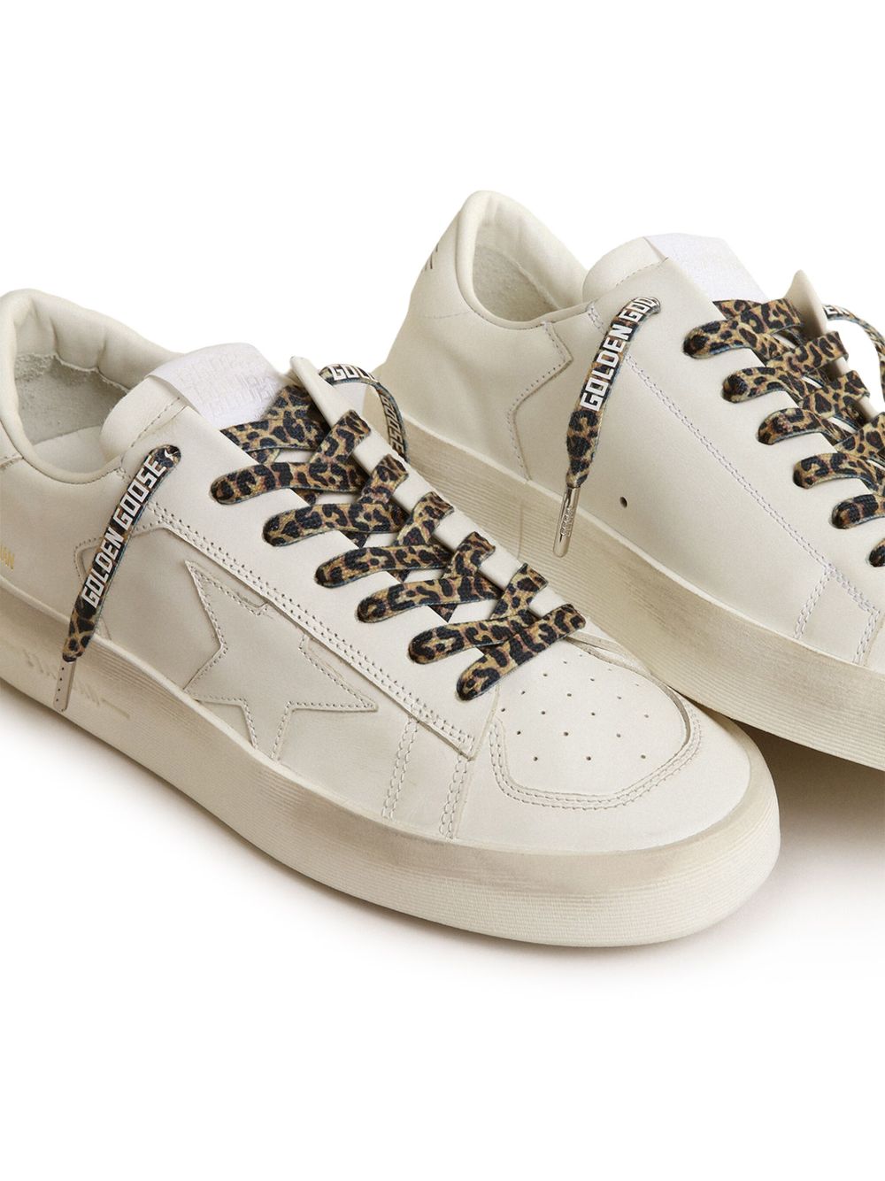 Golden Goose Veters met luipaardprint - Bruin