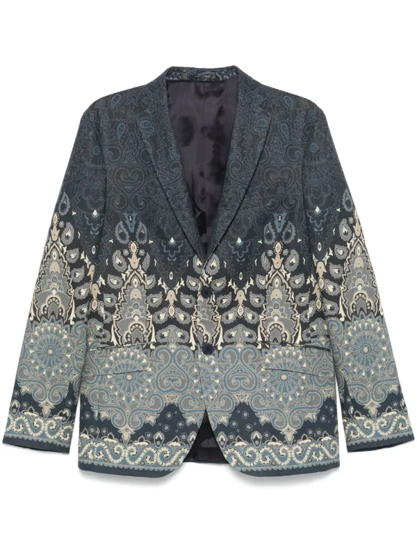 ジャケット・アウター ETRO paisley jacquard tailored jacket 27325658_57248399_600.jpg