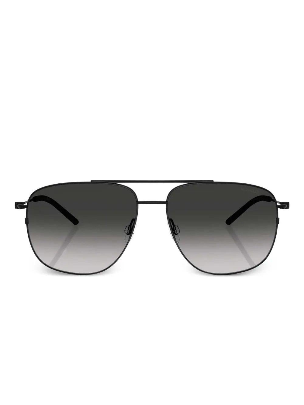 Moncler Alumini pilot-frame sunglasses Zwart