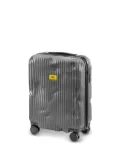 Crash Baggage ribbed-texture cabin suitcase - Grey
