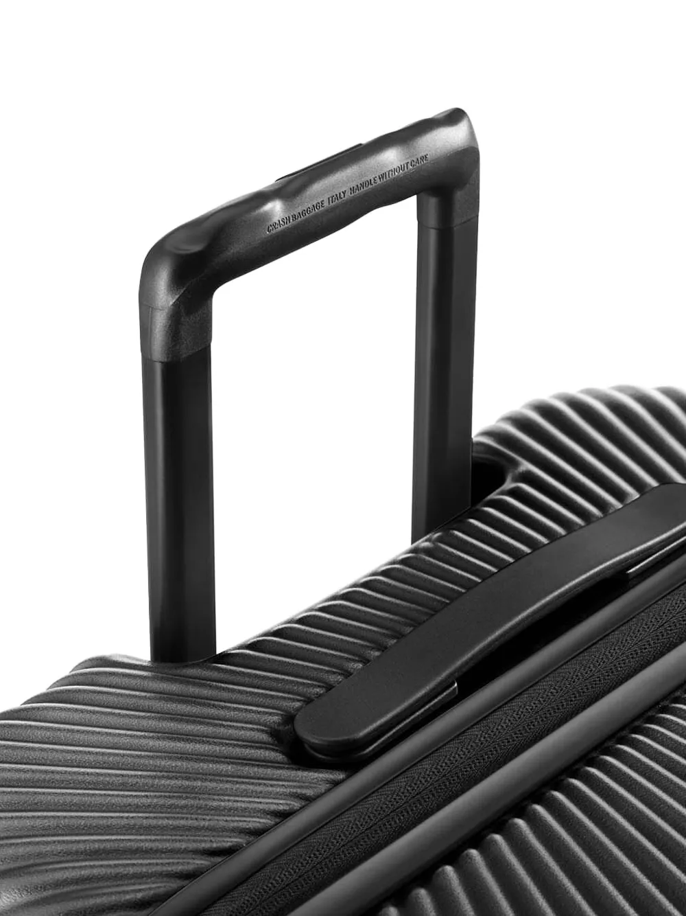 Crash Baggage Geribbelde reistas Zwart
