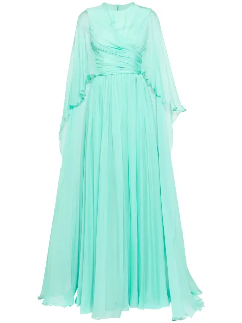 Zuhair Murad flared chiffon gown