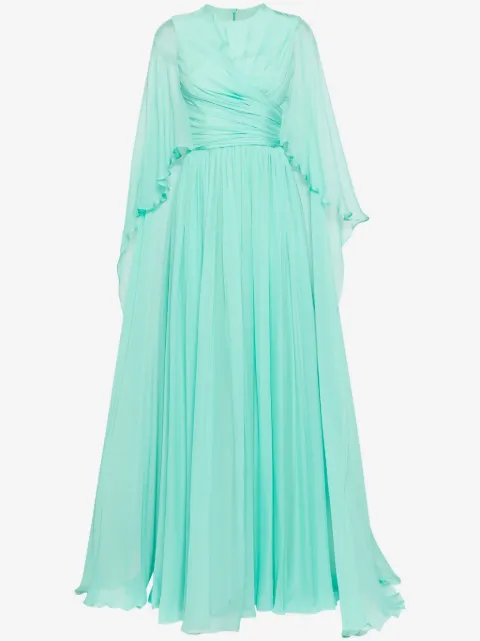 Zuhair Murad flared chiffon gown