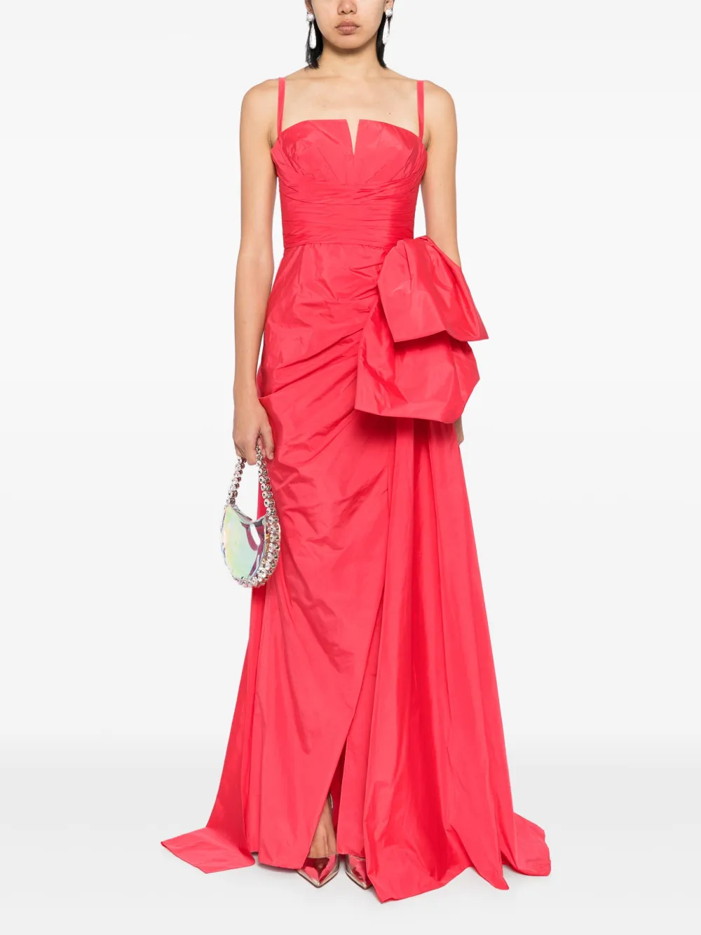 Zuhair Murad Gedrapeerde avondjurk - Rood