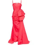 Zuhair Murad draped bodice gown - Red