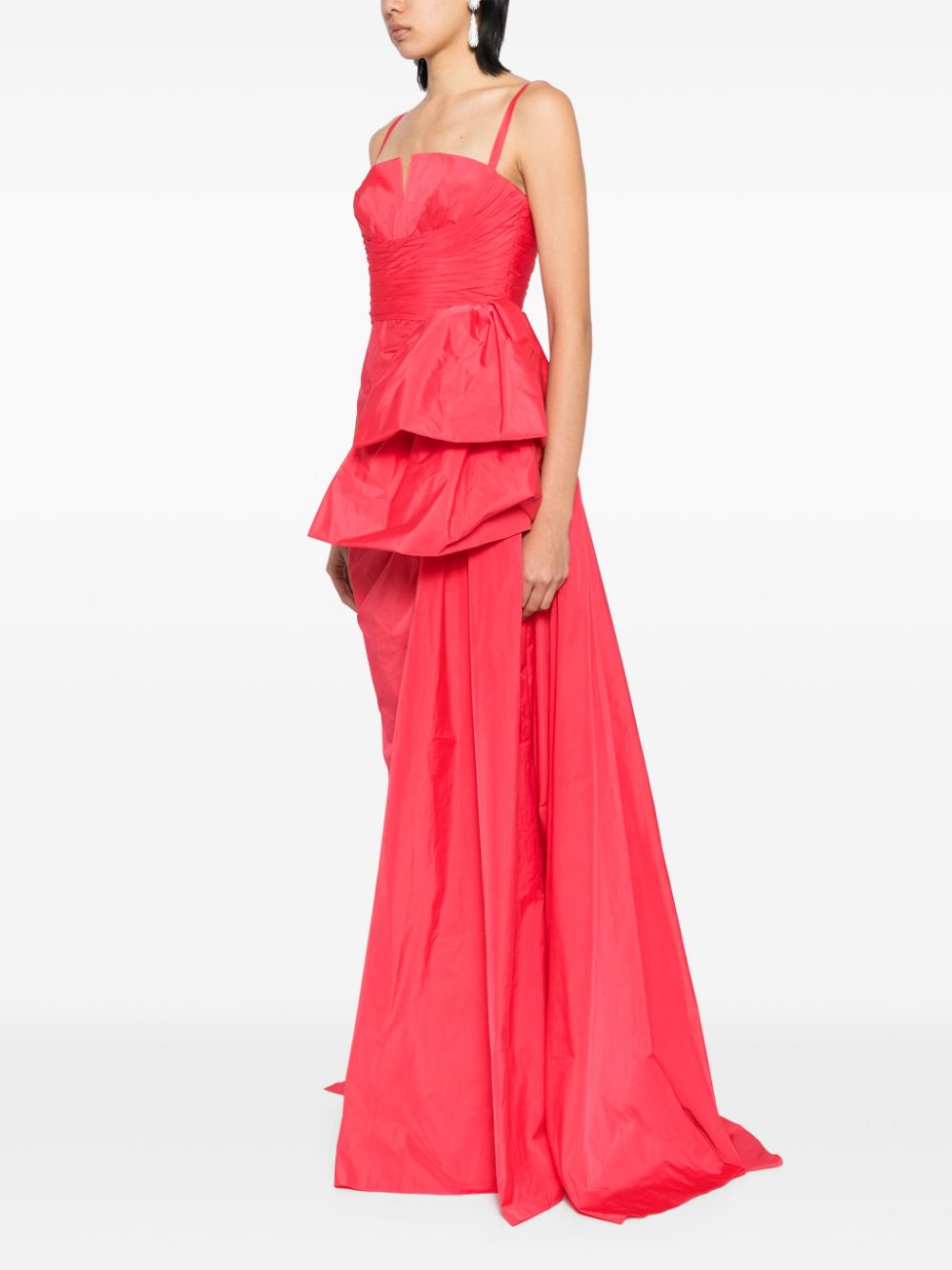 Zuhair Murad Gedrapeerde avondjurk Rood