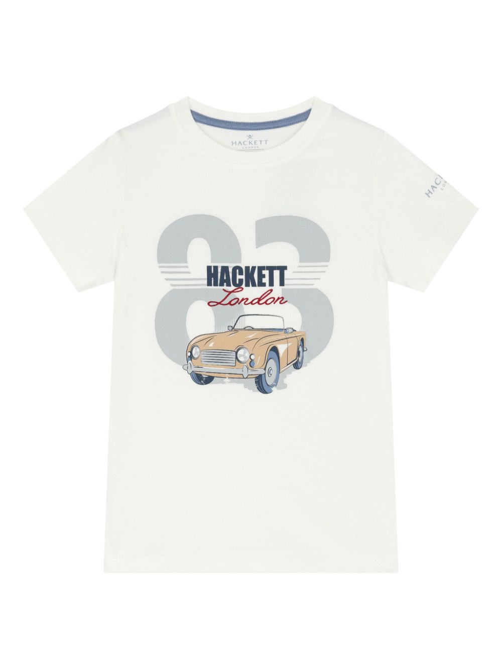 Hackett Kids T-shirt met logoprint Wit