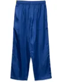 BODE satin track pants - Blue