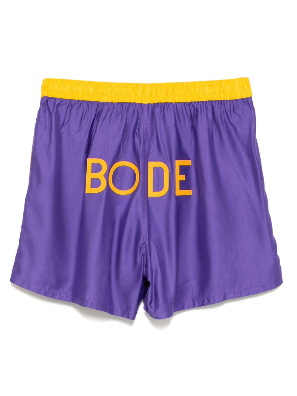 BODE Satijnen shorts - Paars