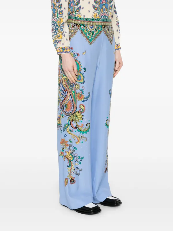 ETRO エトロ　レディースパンツ　シルク100% エトロ(ETRO)エトロ ロングパンツ パンツ 衣料品 ボトムス