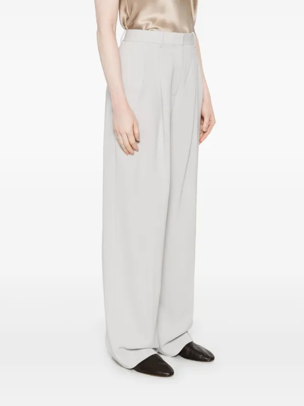 THEORY ダブルプリーツパンツ 【関税込】 Theory ダブルプリーツ パンツ | グレー | FARFETCH JP