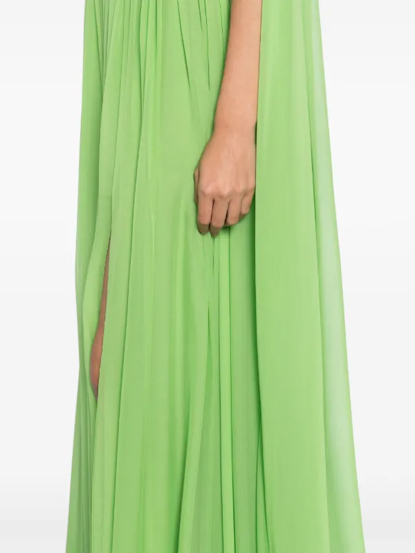 Zuhair Murad Chiffon Gown | Green | FARFETCH
