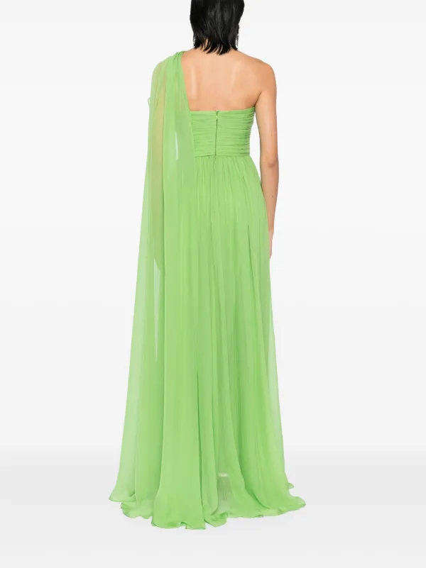 Zuhair Murad Chiffon Gown | Green | FARFETCH