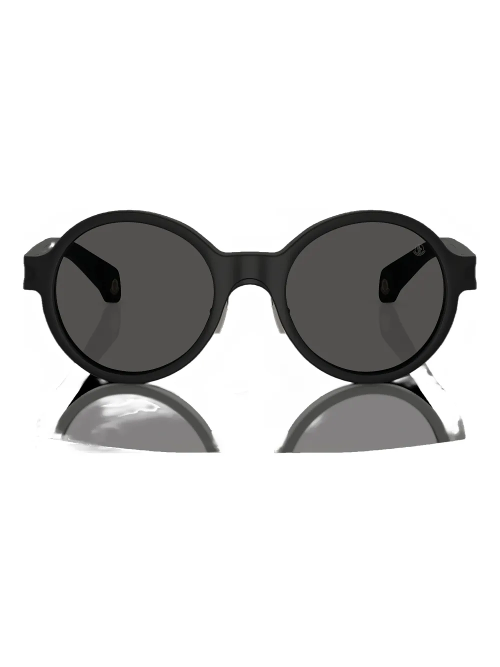 Moncler Eyewear Zonnebril met rond montuur Zwart