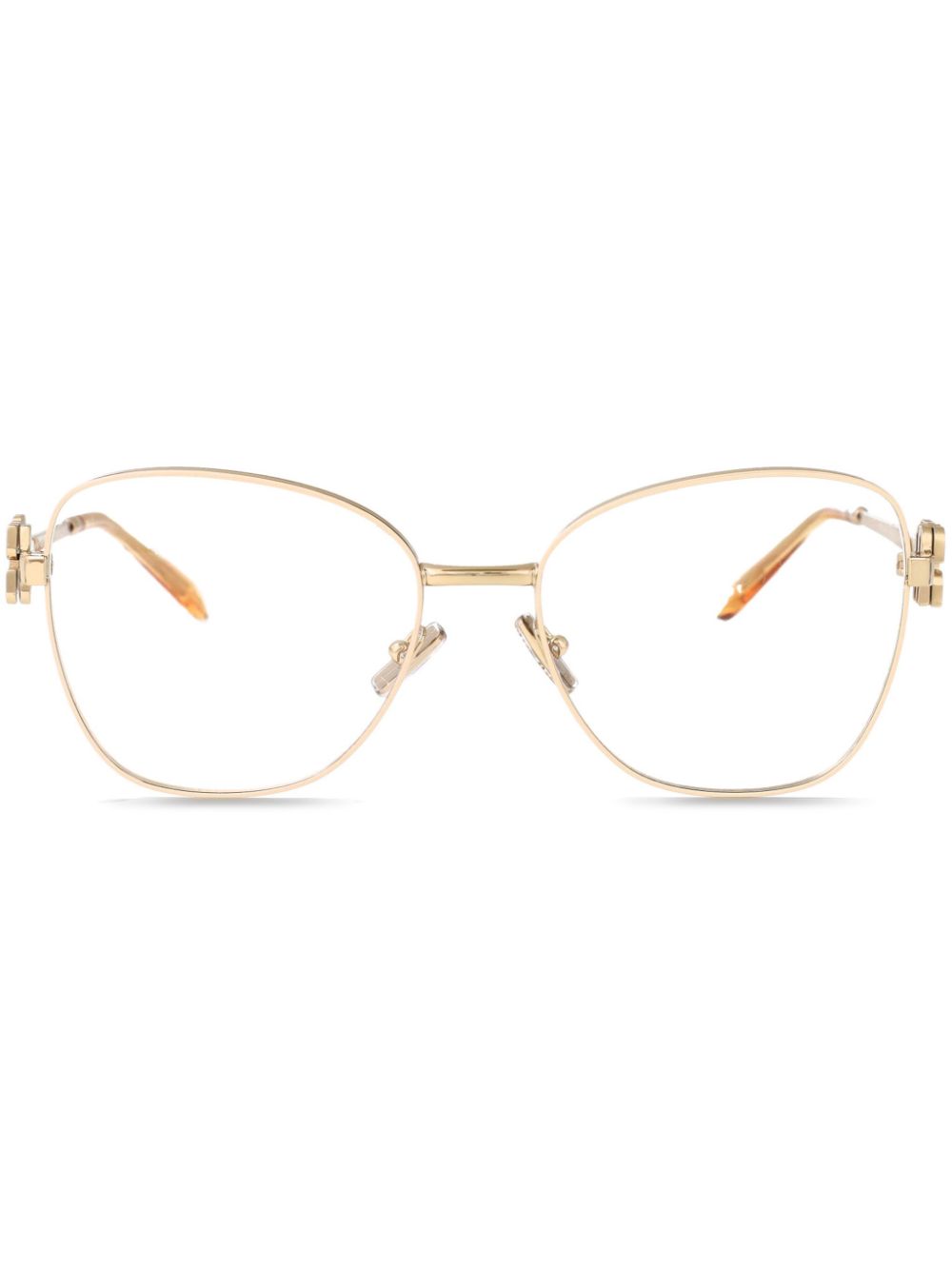 Miu Eyewear cat-eye glasses Goud