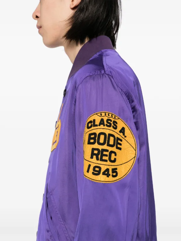 BODE Athlete's Rally Jacket | Purple | FARFETCH