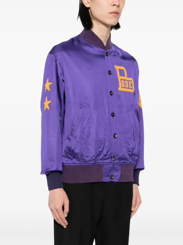 BODE Athlete's Rally Jacket | Purple | FARFETCH GE