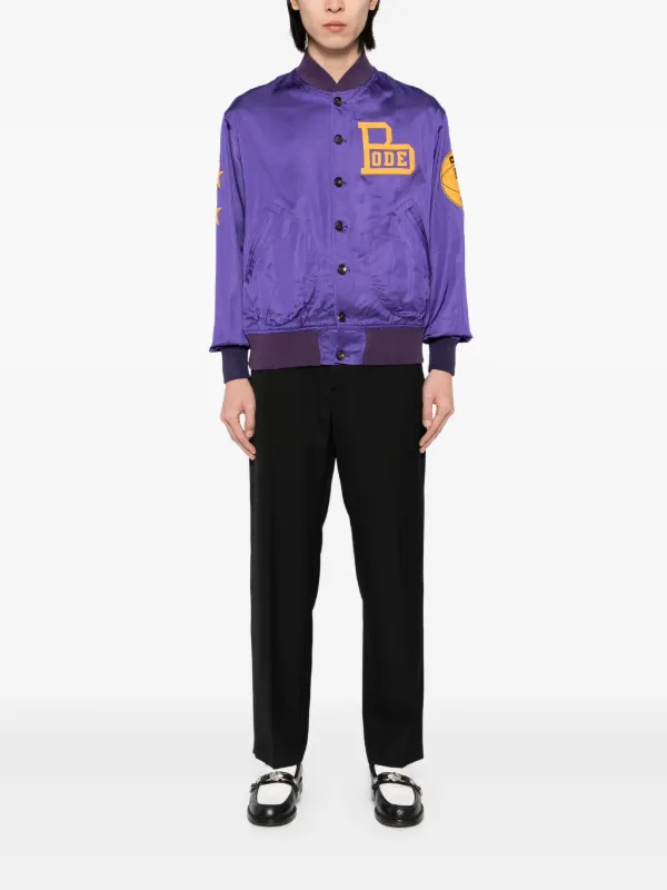 BODE Athlete's Rally Jacket | Purple | FARFETCH GE