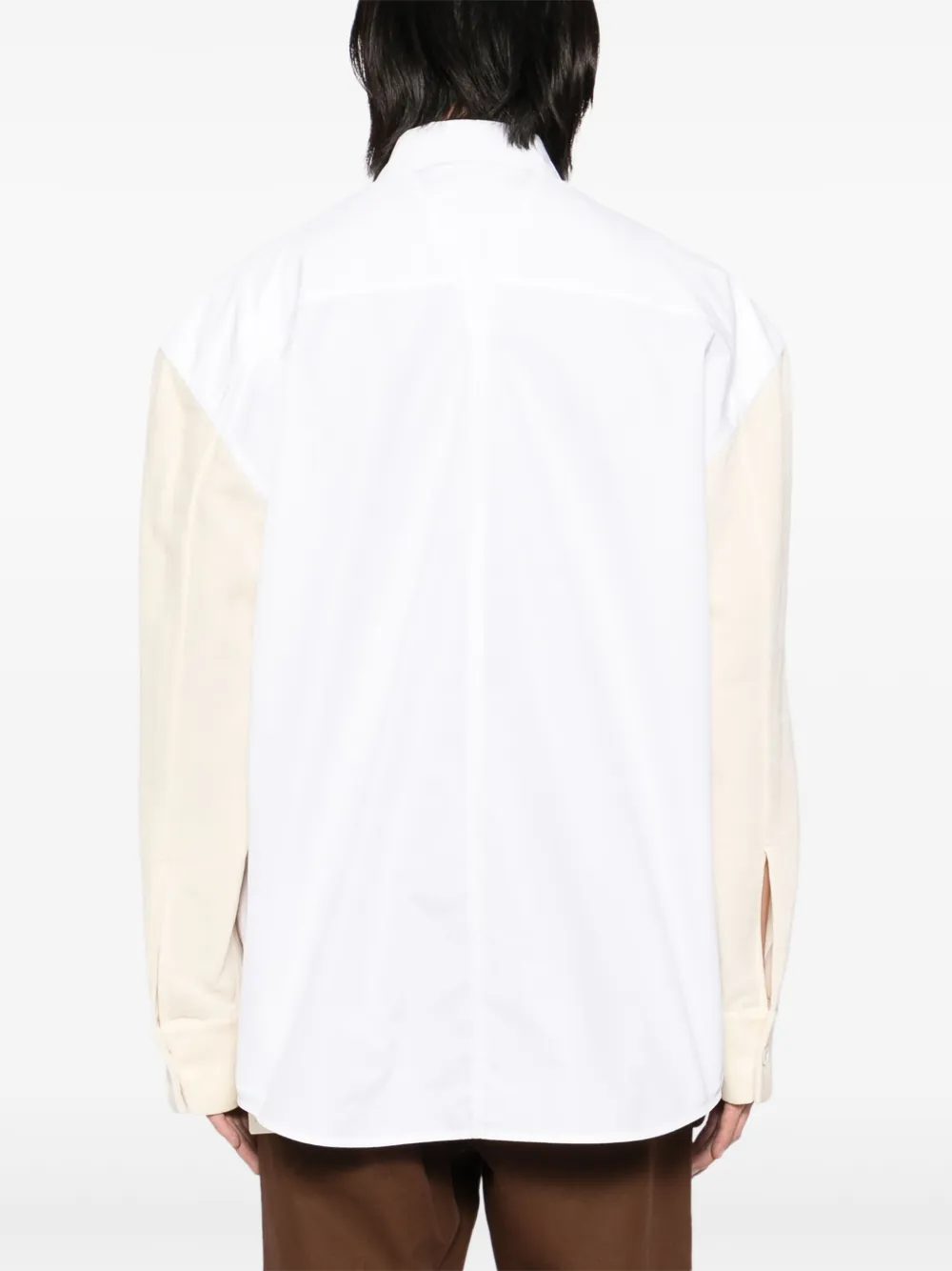Jil Sander Rok met patchwork Wit