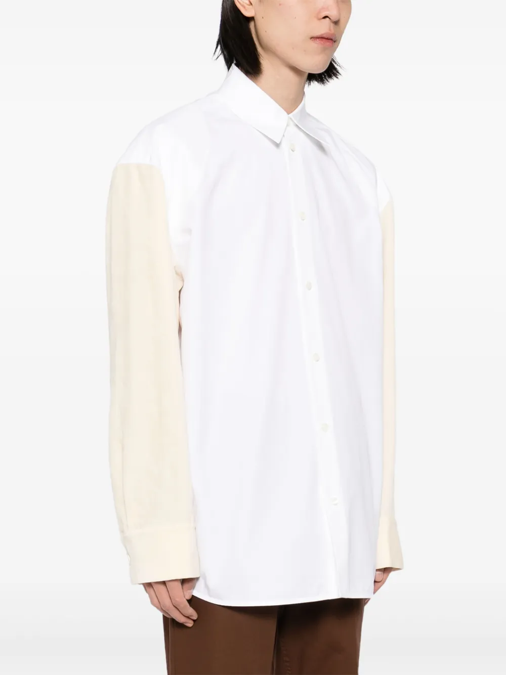 Jil Sander Rok met patchwork Wit