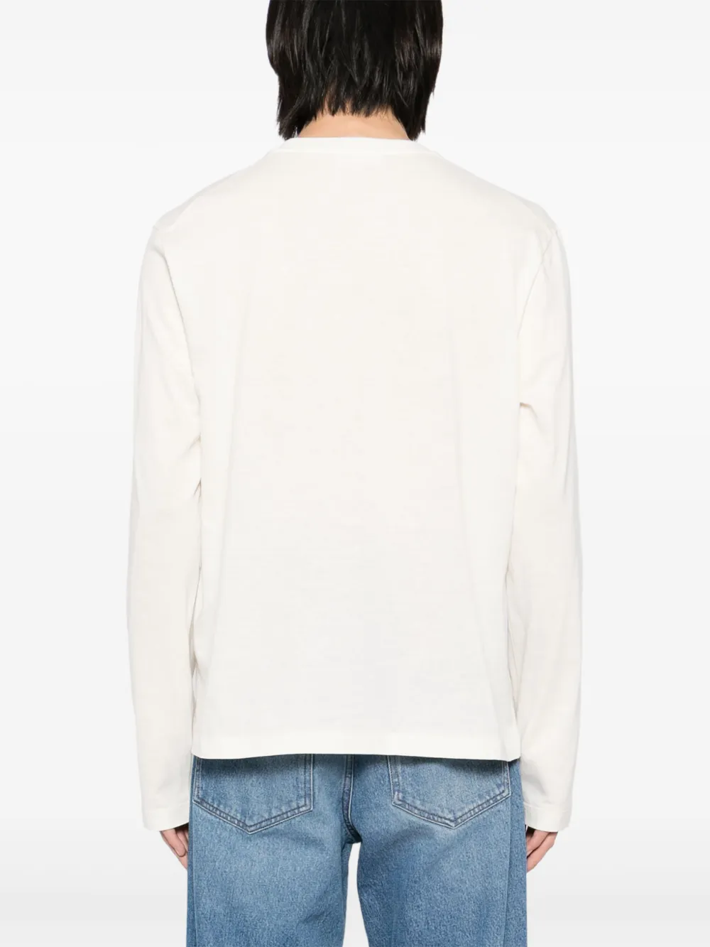 Jil Sander T-shirt met lange mouwen Wit