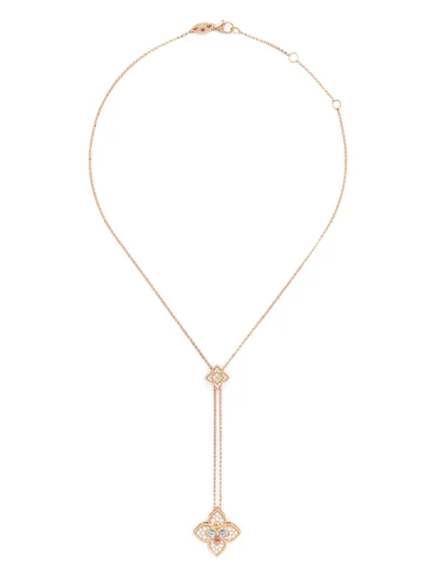 Roberto Coin 18K rose gold Venetian Princess multi-stone necklace