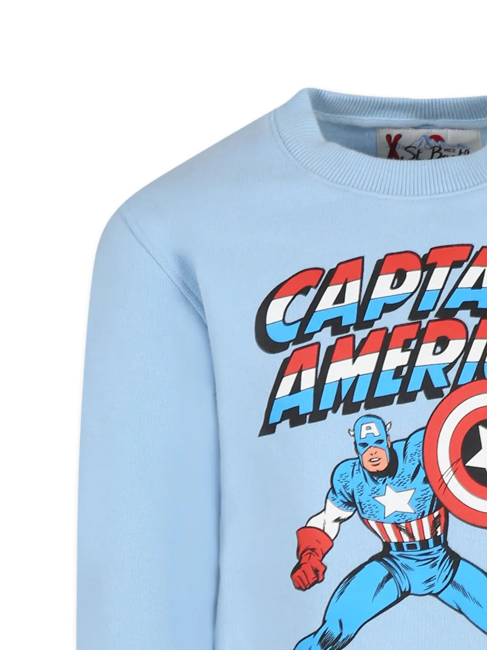 MC2 Saint Barth Kids x Marvel sweater met print Blauw