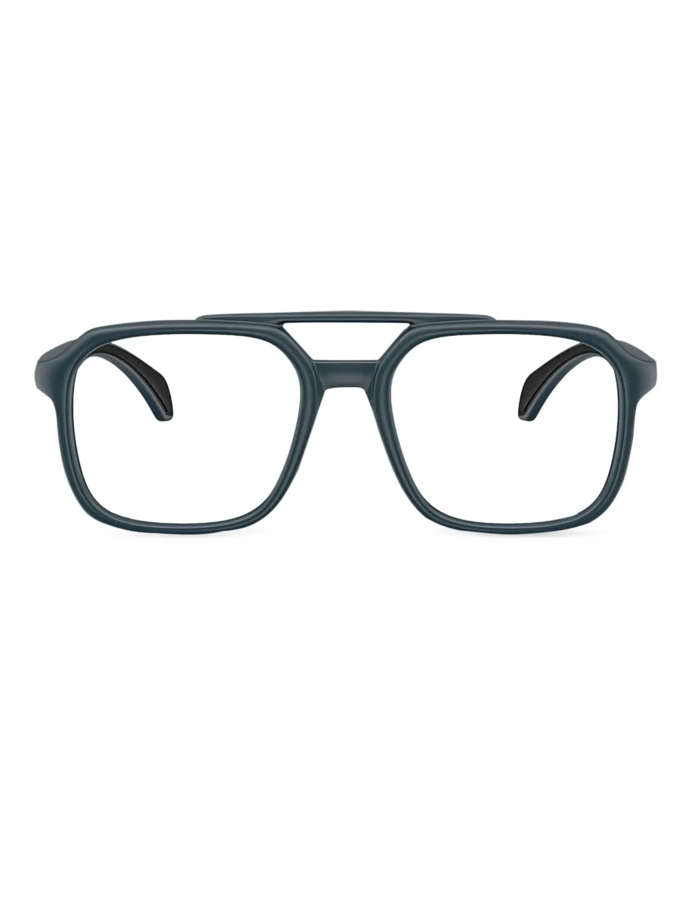 Moncler Eyewear double-bridge square glasses Blauw