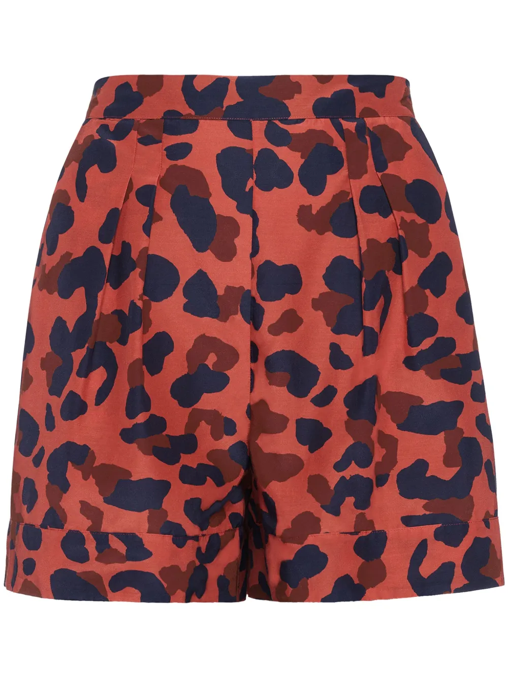 ERES Shorts met dierenprint Bruin