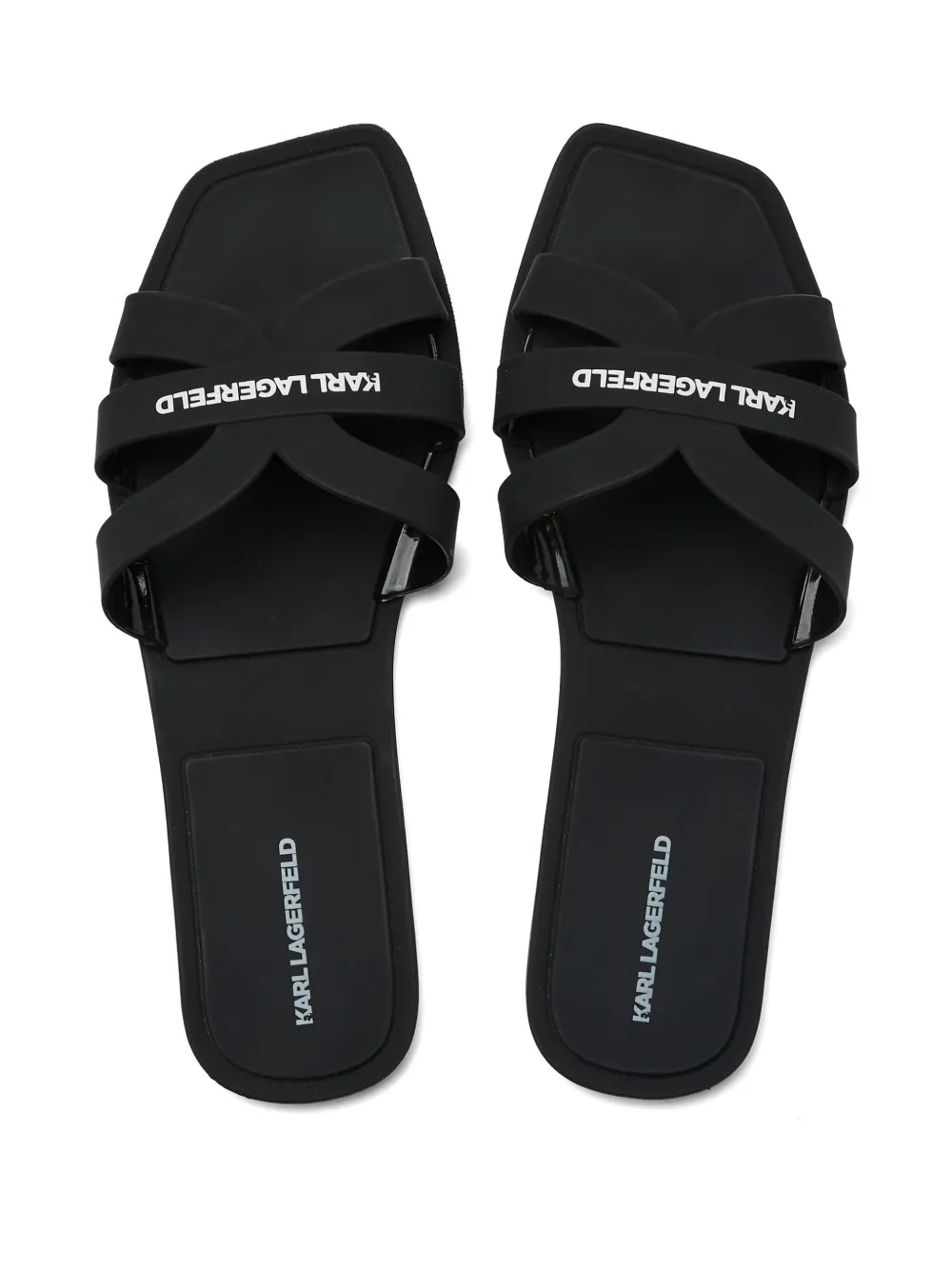 Karl Lagerfeld Jelly slides Black