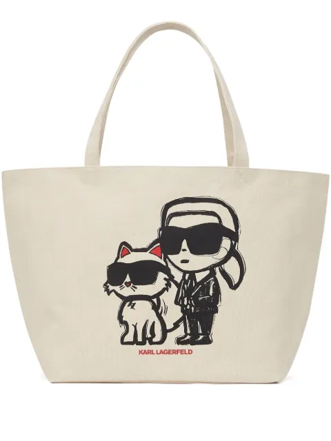 Karl Lagerfeld tote Ikon Karl & Choupette