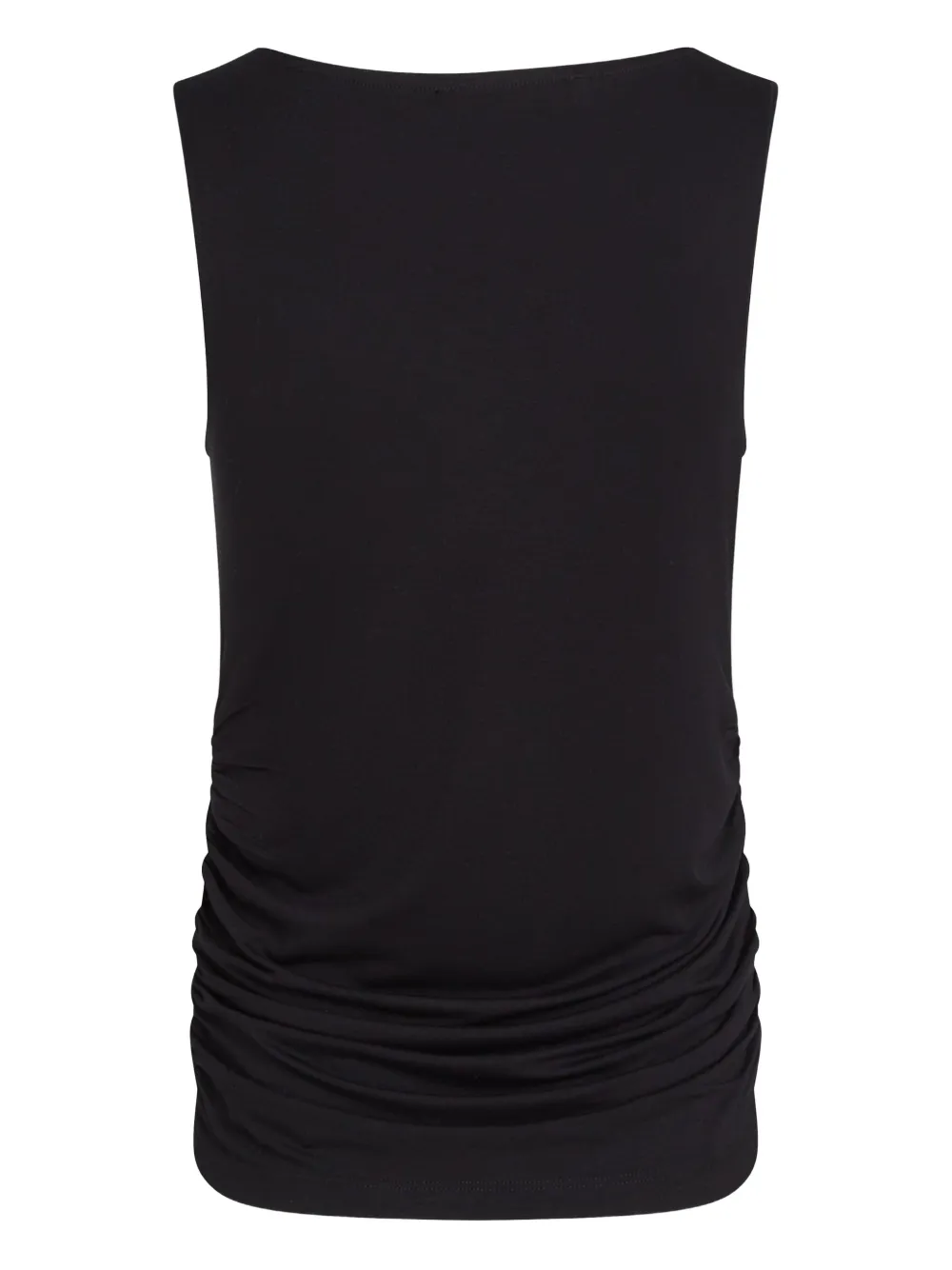 Karl Lagerfeld Boat-neck Tank Top In Black