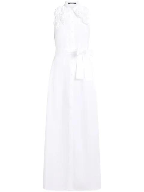 Karl Lagerfeld floral appliqué maxi dress