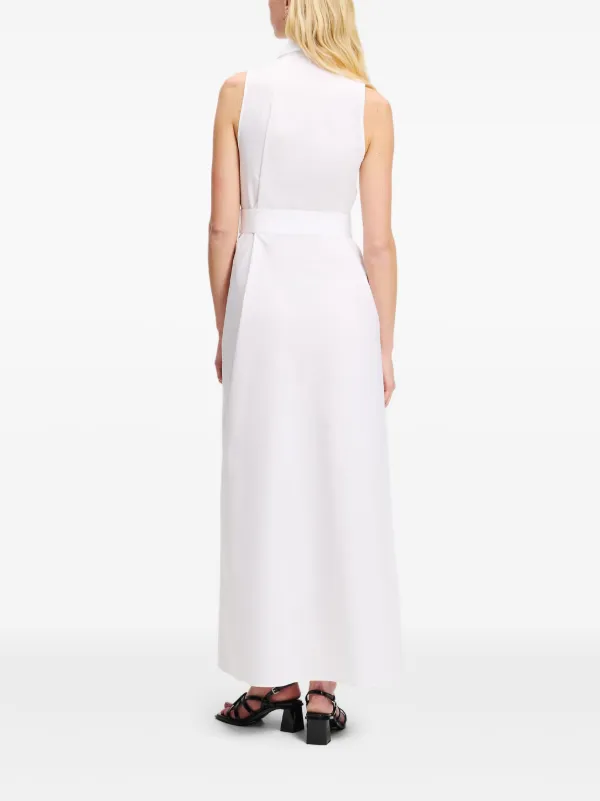 knee length dresses for ladies Karl Lagerfeld Jeans B1w13048 Long Dress Black S Girl main image 1