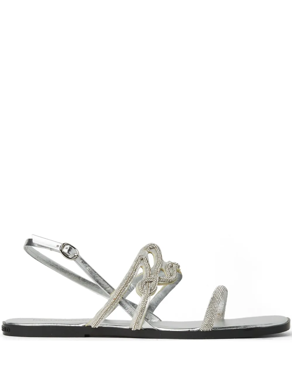 Karl Lagerfeld Olympia signia sandals Silver