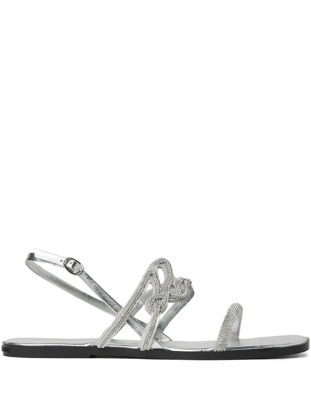 Karl Lagerfeld Olympia Signia サンダル - シルバートーン Karl Lagerfeld Olympia Signia サンダル - シルバートーン