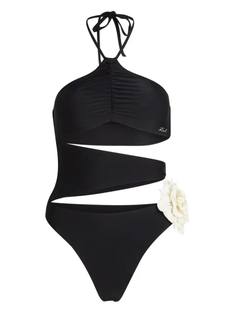 Karl Lagerfeld DNA flower swimsuit