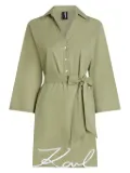 Karl Lagerfeld DNA Signature beach dress - Green