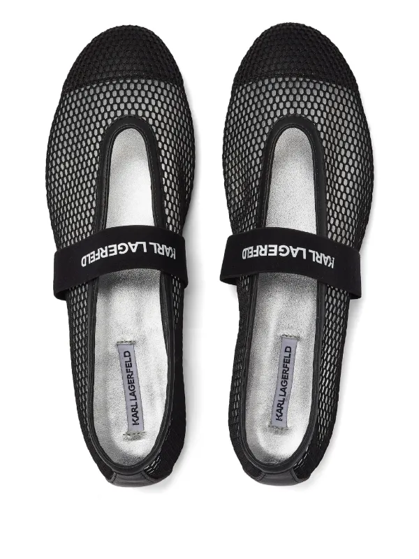 Karl Lagerfeld Quilted Leather Flats Karl Lagerfeld Paris Carenza