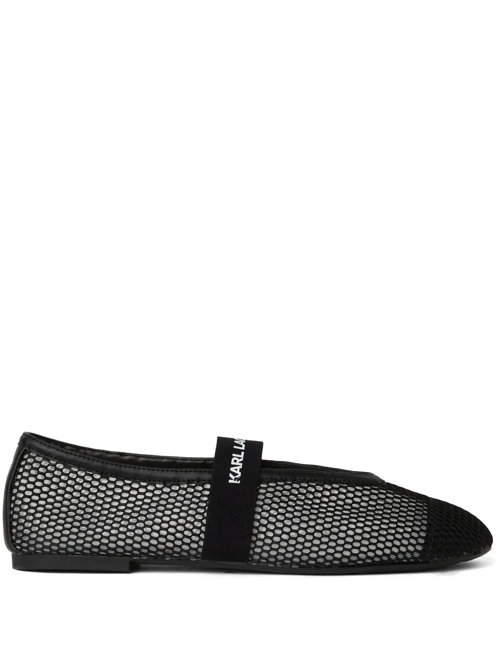 Karl Lagerfeld Karo flats Black