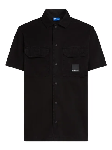 Karl Lagerfeld Jeans camisa con parche del logo