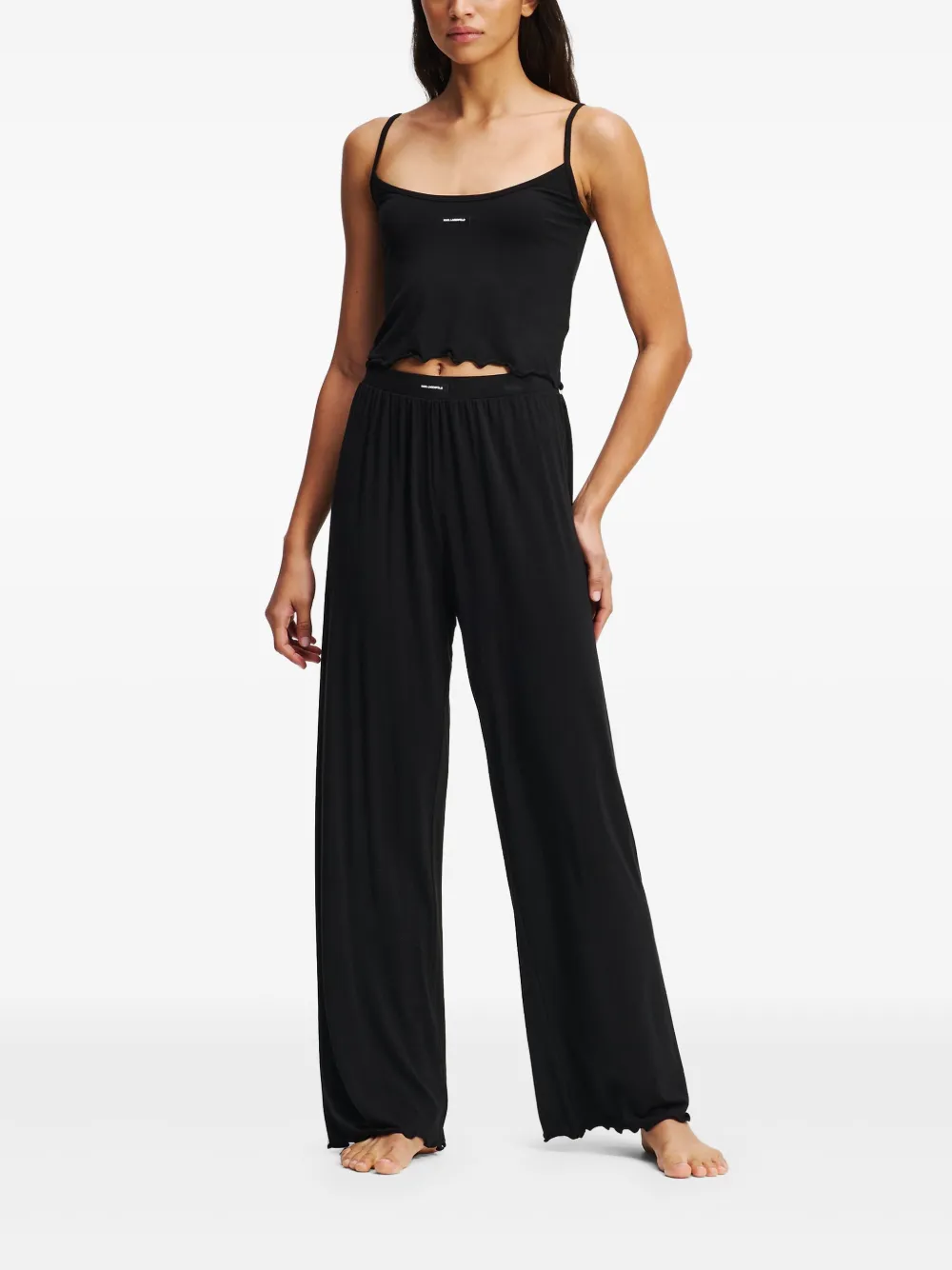 Karl Lagerfeld scalloped pyjama set | Pyjama Sets | Image 2