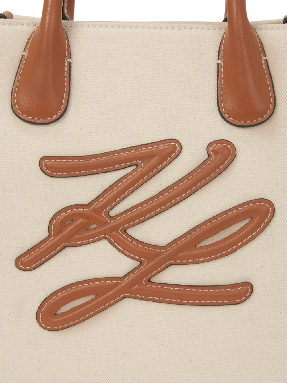 Karl Lagerfeld K Autograph shopper Beige