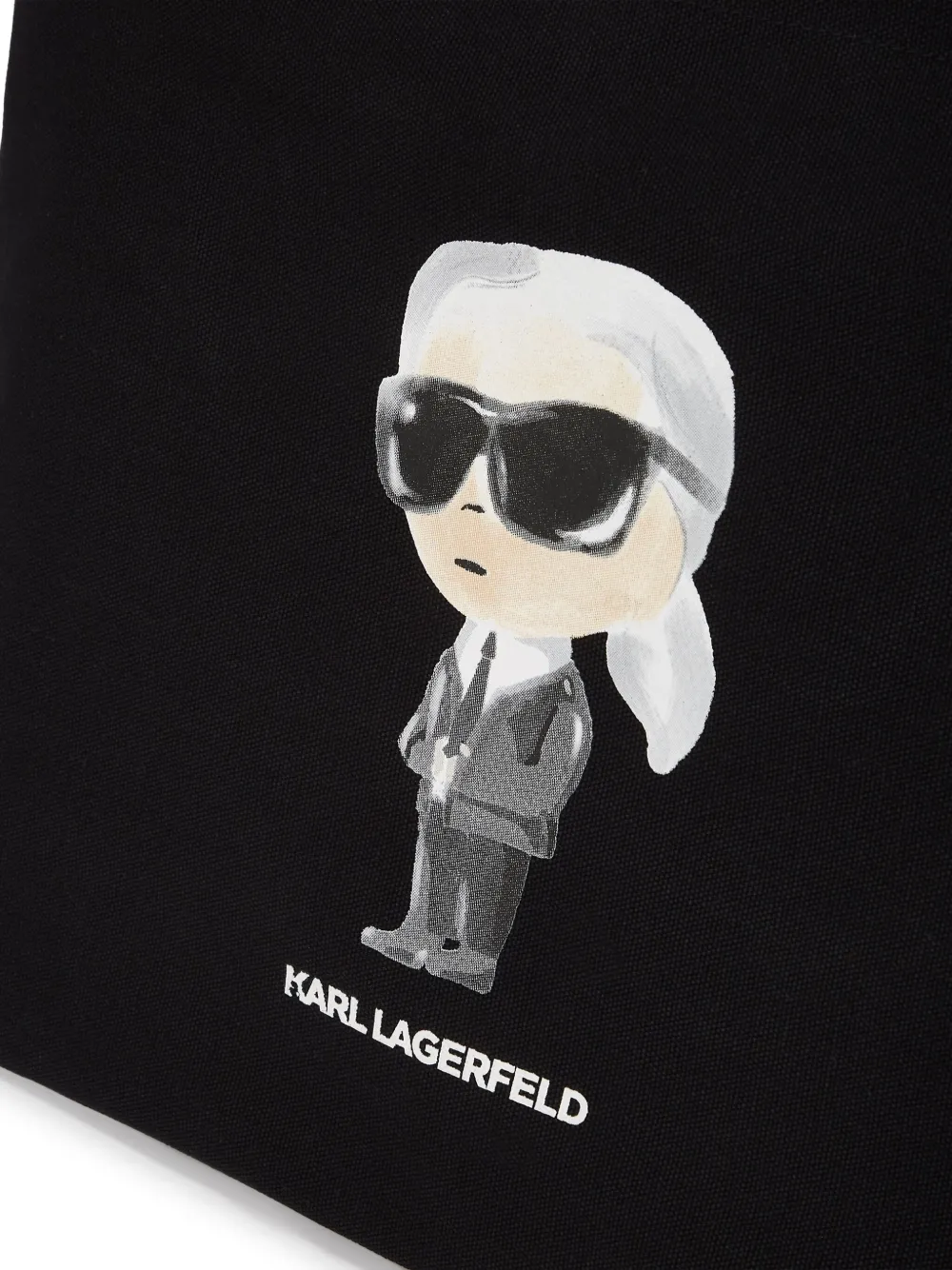 Karl Lagerfeld Ikon shopper Zwart