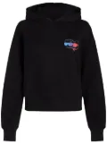 Karl Lagerfeld Ikon colour-pop cropped hoodie - Black