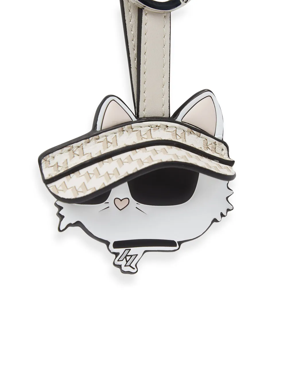 Karl Lagerfeld Ikon Choupette sleutelhanger Grijs