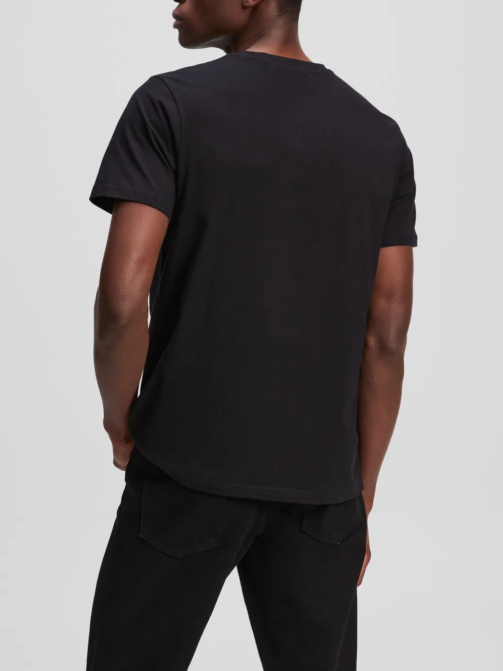 Karl Lagerfeld T-shirt met logo Zwart