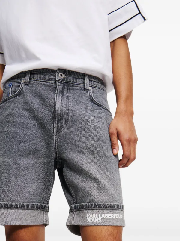 Gray Shorts Jeans LIGHTGREY Faded Jeans Short GREY JEANS – My