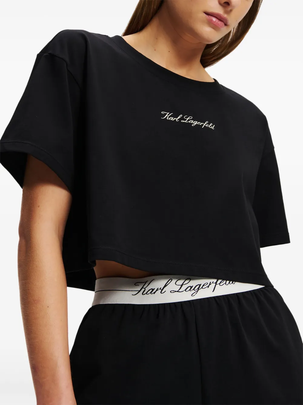 Karl Lagerfeld Hotel Karl pyjama Zwart