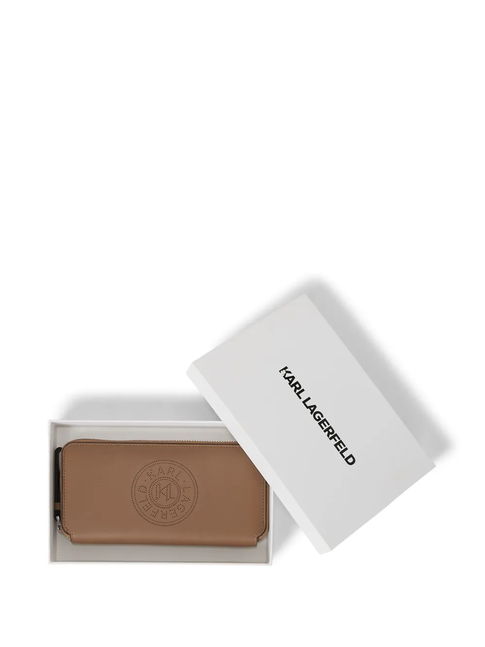Karl Lagerfeld K Circle portemonnee Bruin